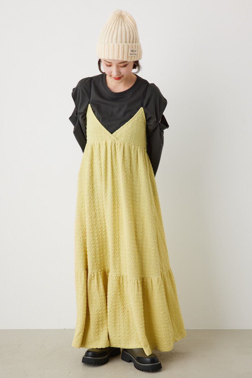 RODEO CROWNS「膨れジャガードキャミワンピース」|ワンピース|