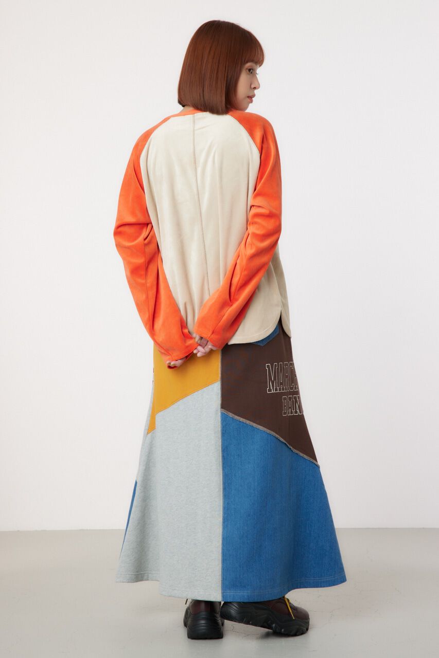 RODEO CROWNS「カスタム college マキシスカート」|スカート|