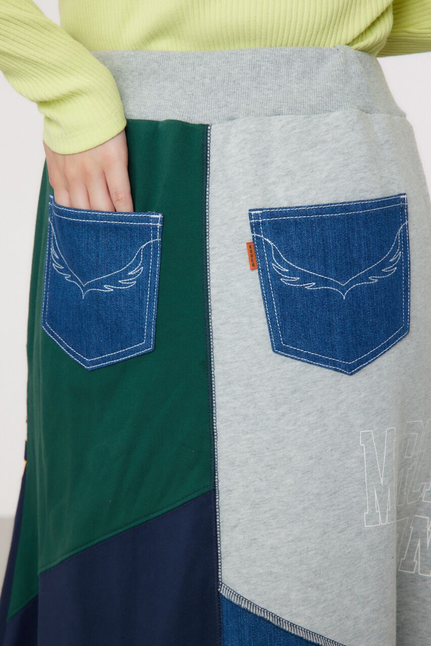 RODEO CROWNS「カスタム college マキシスカート」|スカート|