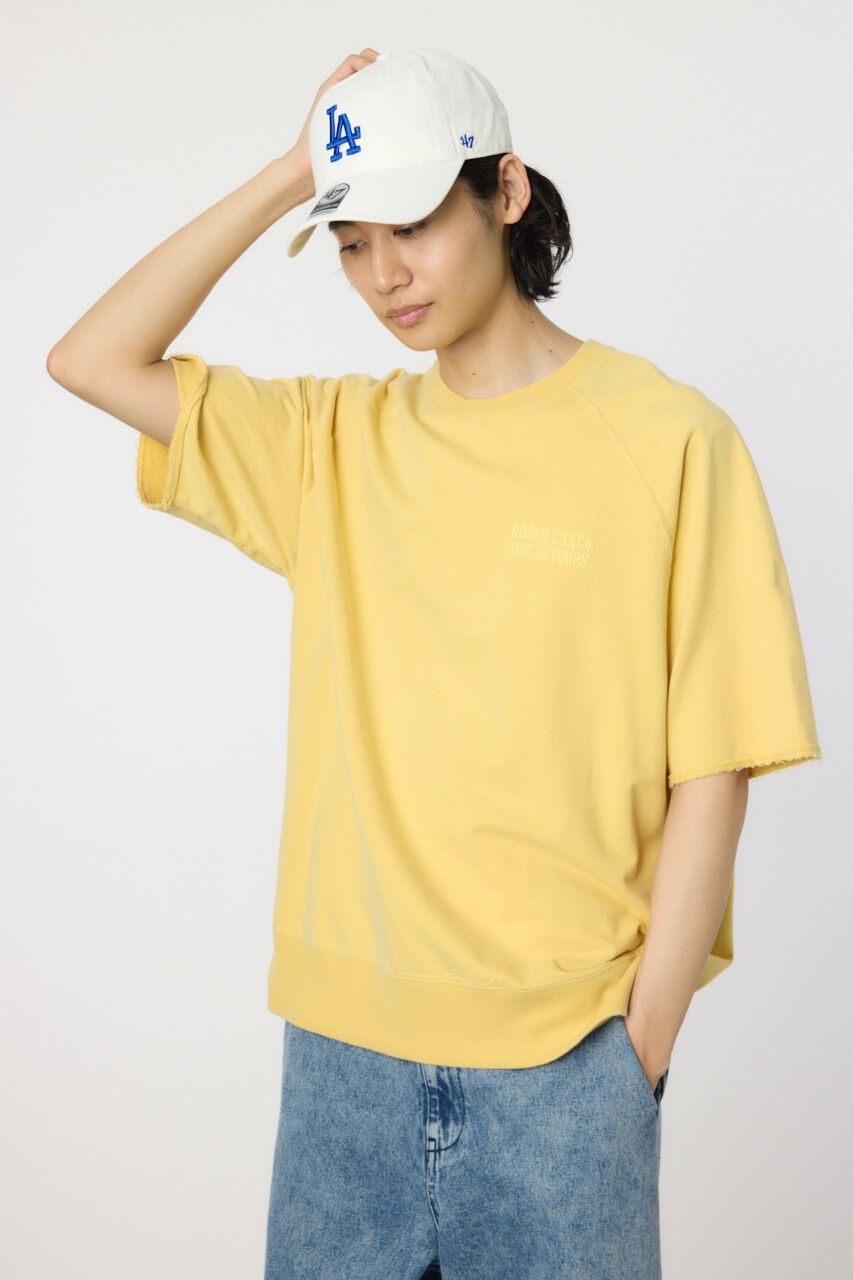 RODEO CROWNS「CIRCLE エンボスロゴ半袖スウェットトップス」|Tシャツ・カットソー|