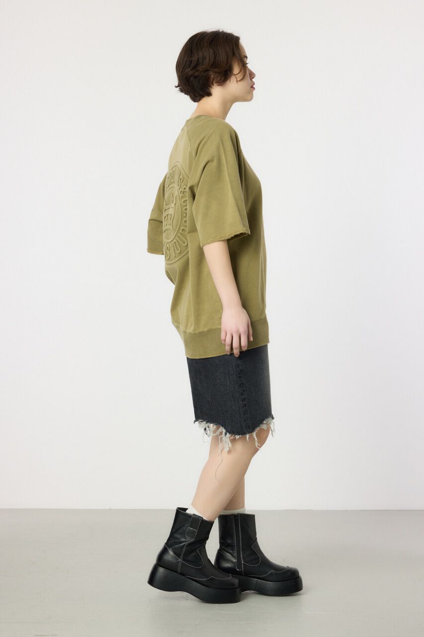 RODEO CROWNS「CIRCLE エンボスロゴ半袖スウェットトップス」|Tシャツ・カットソー|