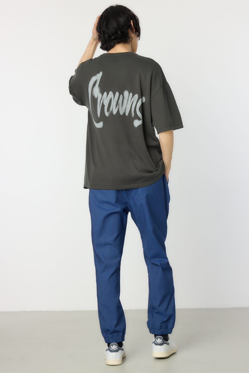 RODEO CROWNS「メンズスプレーロゴニットトップス」|ニット・セーター|