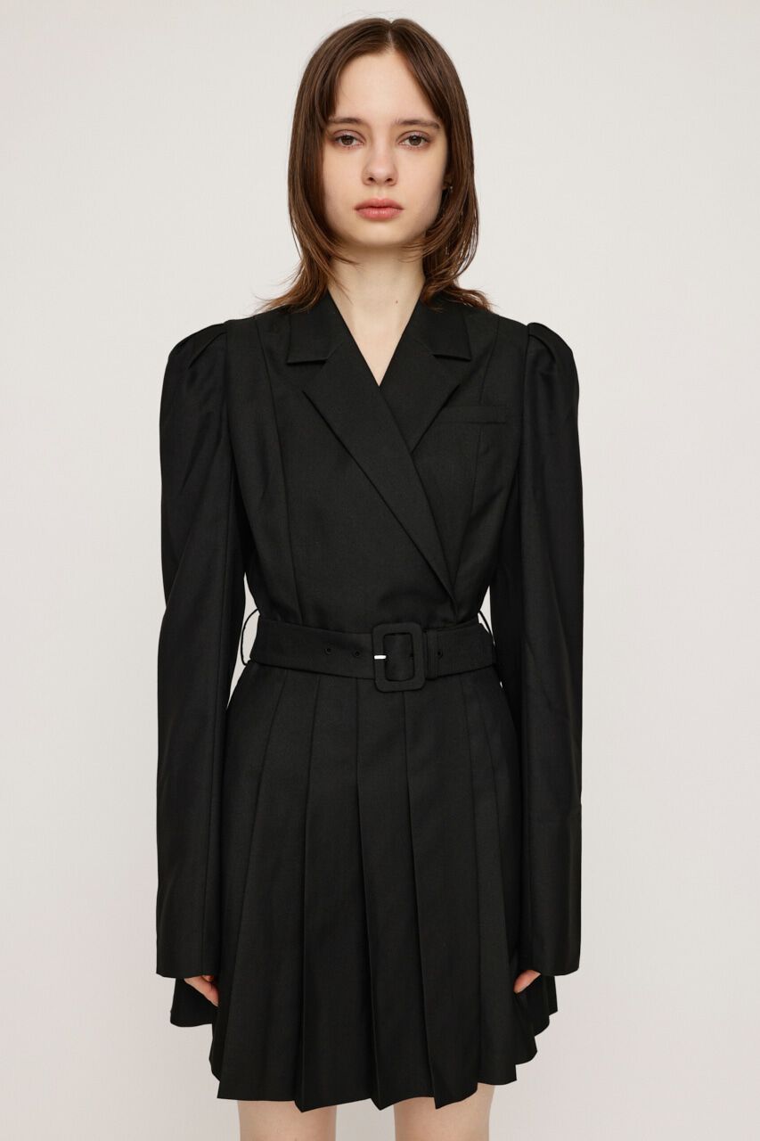SLY「TAILORED PLEATS ショートワンピース」|ワンピース|