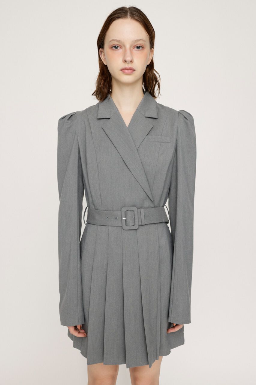 SLY「TAILORED PLEATS ショートワンピース」|ワンピース|