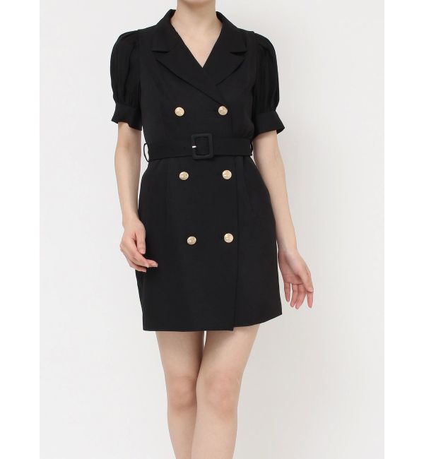 RESEXXY「スリーブシアーデザインミニワンピース」|ワンピース|