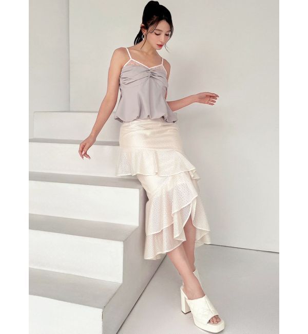 RESEXXY「ヘムバルーンキャミトップス【セットアップ着用可能】」|シャツ・ブラウス|