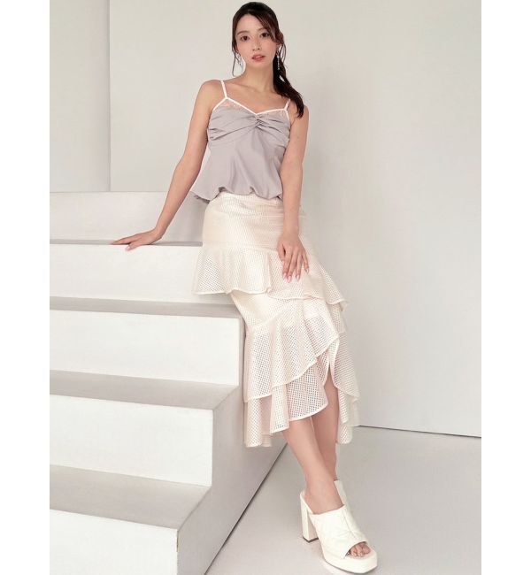 RESEXXY「ヘムバルーンキャミトップス【セットアップ着用可能】」|シャツ・ブラウス|