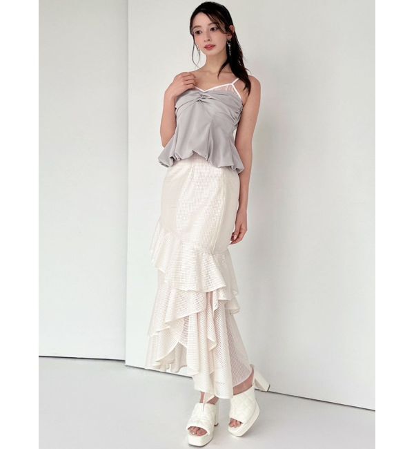 RESEXXY「ヘムバルーンキャミトップス【セットアップ着用可能】」|シャツ・ブラウス|