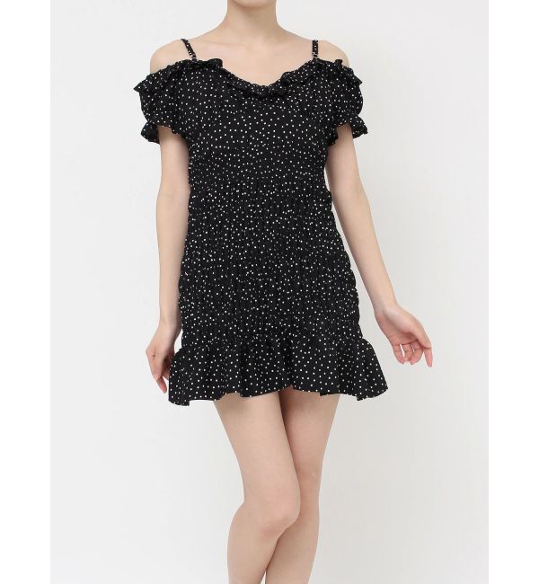 RESEXXY「シャーリングミニワンピース」|ワンピース|