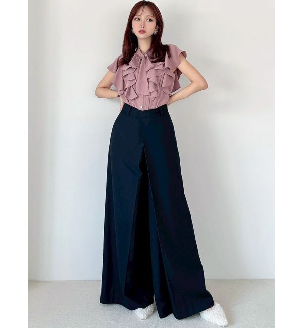 RESEXXY「ボウタイラッフルブラウス」|シャツ・ブラウス|