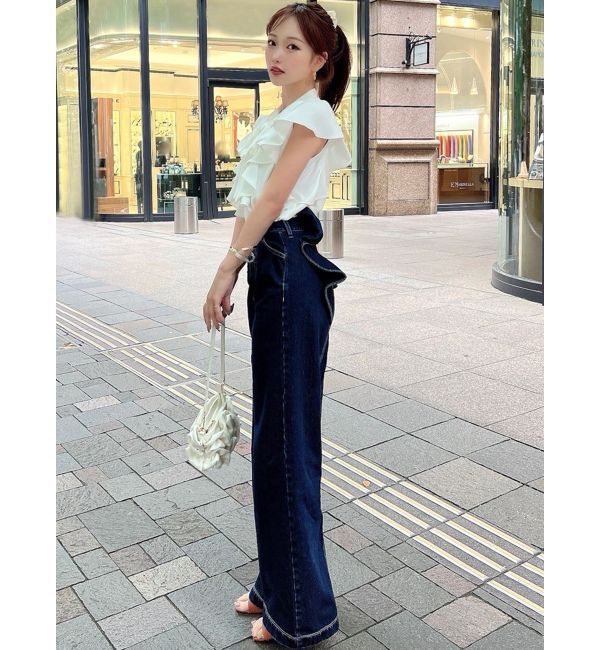 RESEXXY「ボウタイラッフルブラウス」|シャツ・ブラウス|