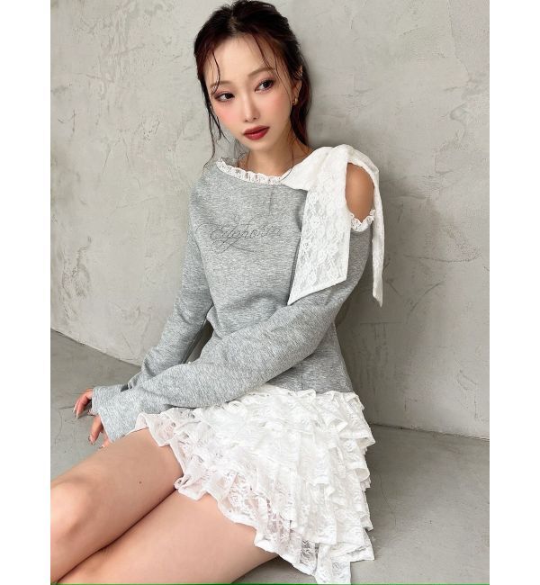 RESEXXY「レーストリミングトップス」|Tシャツ・カットソー|