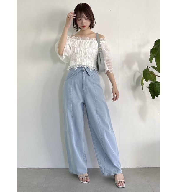 dazzlin「ティアードスリーブオフショルブラウス」|シャツ・ブラウス|