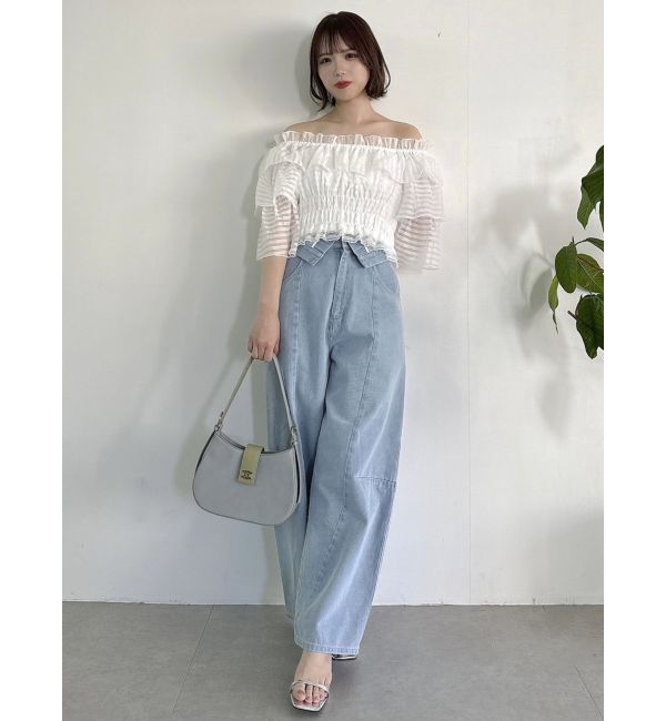 dazzlin「ティアードスリーブオフショルブラウス」|シャツ・ブラウス|