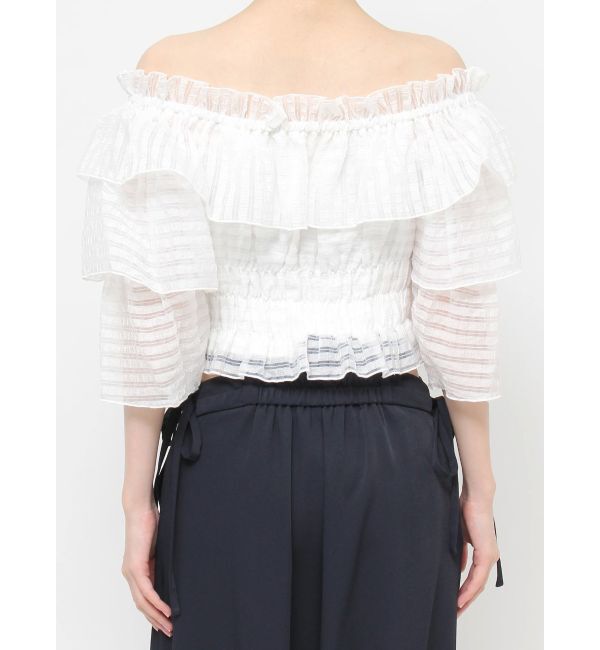dazzlin「ティアードスリーブオフショルブラウス」|シャツ・ブラウス|