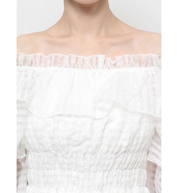 dazzlin「ティアードスリーブオフショルブラウス」|シャツ・ブラウス|