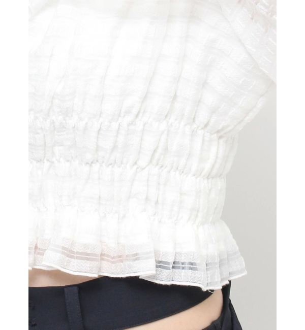 dazzlin「ティアードスリーブオフショルブラウス」|シャツ・ブラウス|