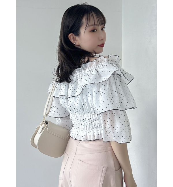 dazzlin「ティアードスリーブオフショルブラウス」|シャツ・ブラウス|