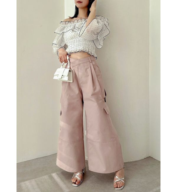 dazzlin「ティアードスリーブオフショルブラウス」|シャツ・ブラウス|