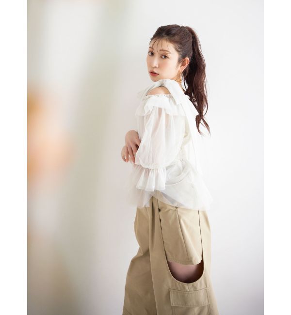 dazzlin「サイドオープンカーゴワイドパンツ」|その他|