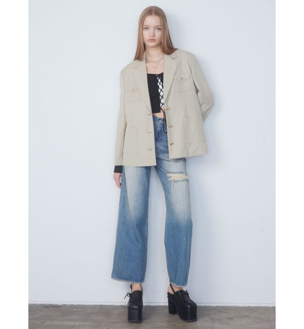 EMODA「シングルブレザージャケット」|テーラードジャケット|