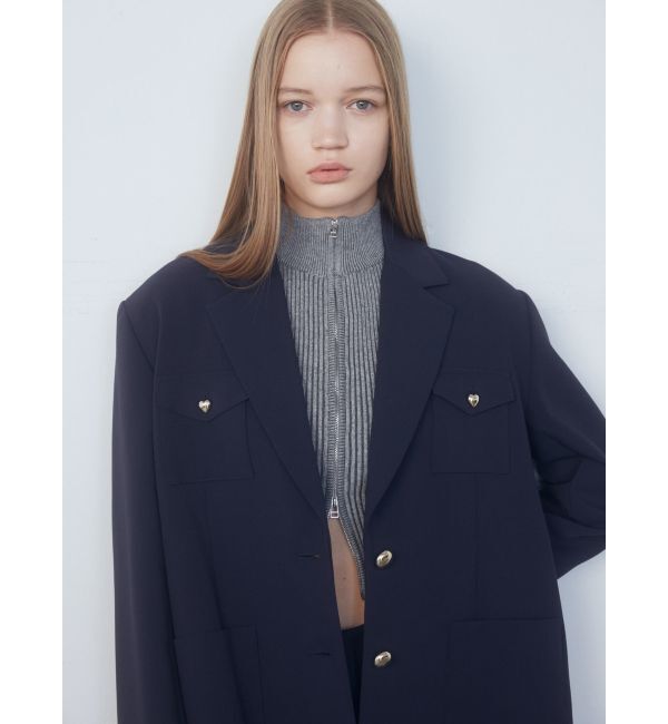 EMODA「シングルブレザージャケット」|テーラードジャケット|