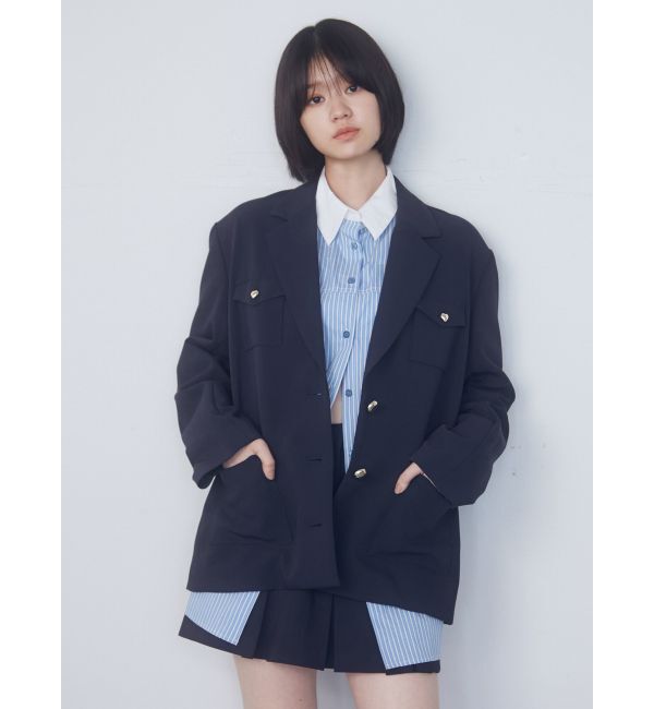 EMODA「シングルブレザージャケット」|テーラードジャケット|