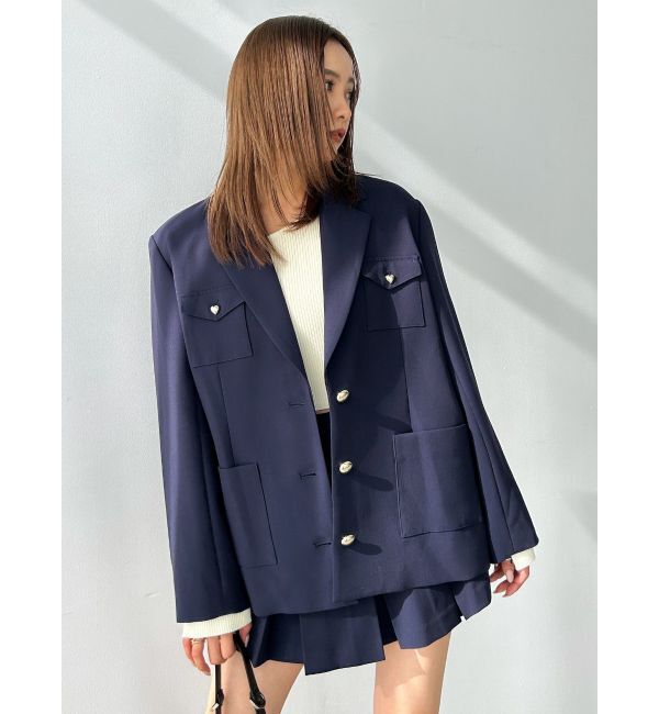 EMODA「シングルブレザージャケット」|テーラードジャケット|