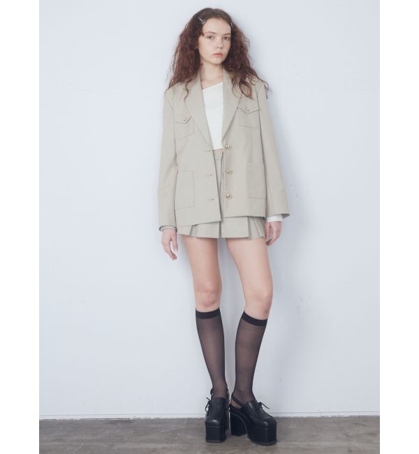 EMODA「シングルブレザージャケット」|テーラードジャケット|