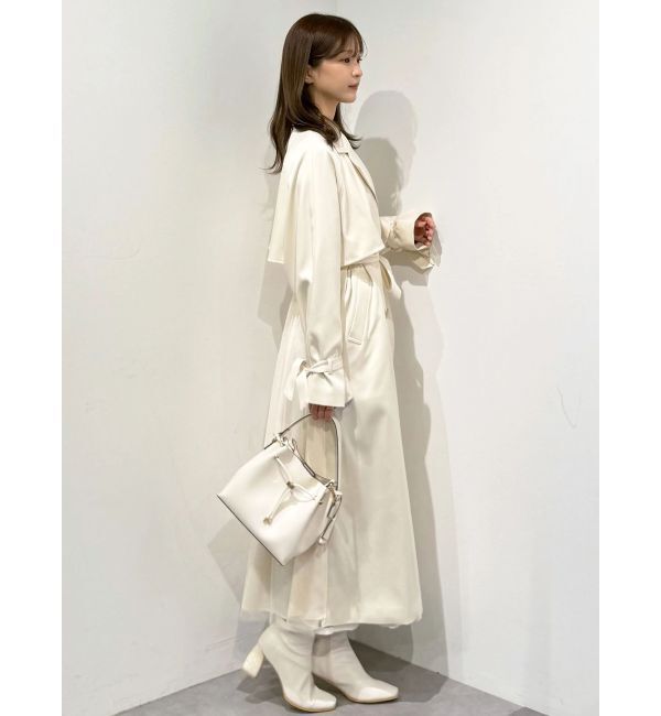 MERCURYDUO「バックチュールトレンチコート」|トレンチコート|