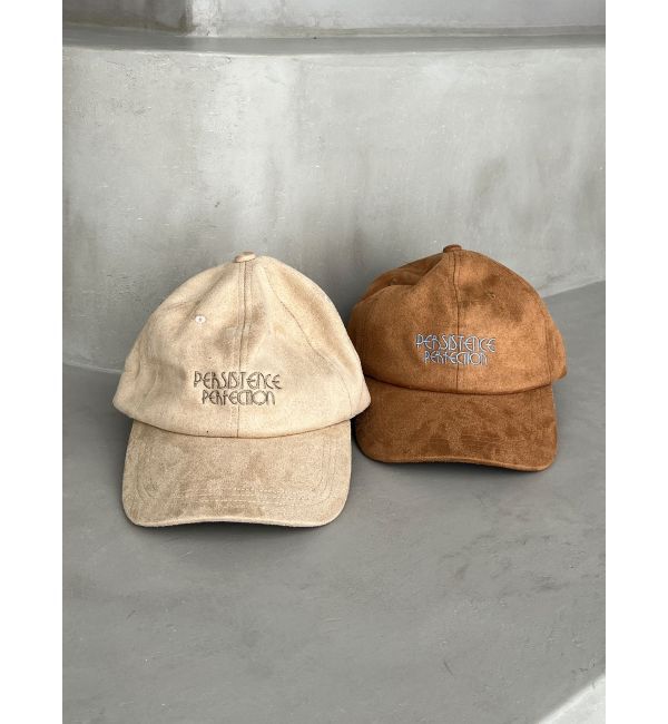 Ungrid「フェイクスウェードロゴキャップ」|キャップ・キャスケット|