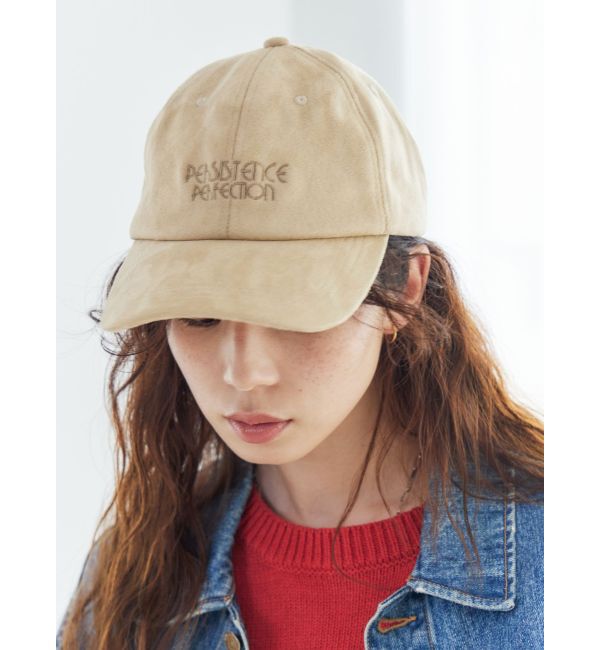 Ungrid「フェイクスウェードロゴキャップ」|キャップ・キャスケット|