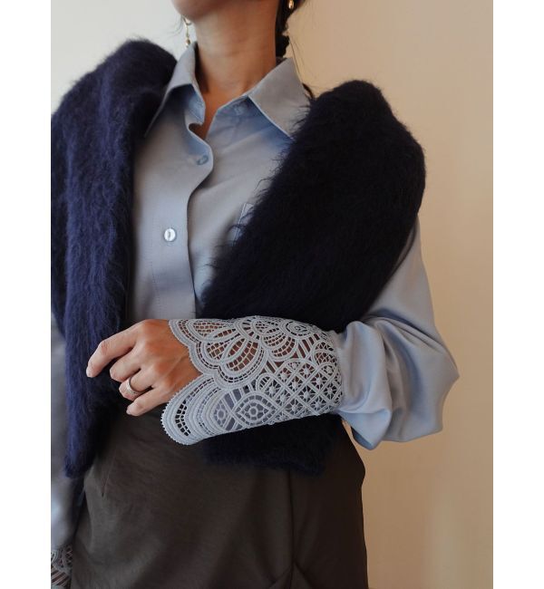 LAGUNAMOON「レースカフスシャツ」|シャツ・ブラウス|