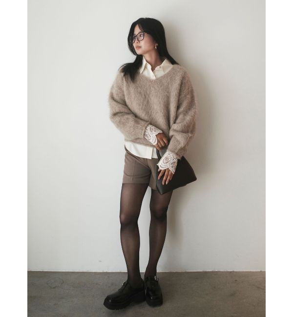 LAGUNAMOON「レースカフスシャツ」|シャツ・ブラウス|