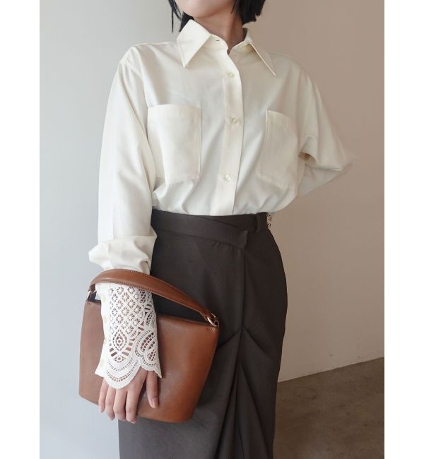 LAGUNAMOON「レースカフスシャツ」|シャツ・ブラウス|
