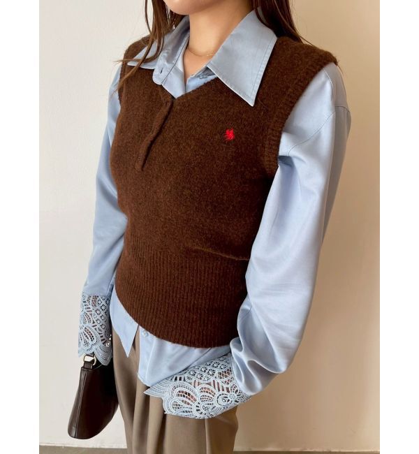 LAGUNAMOON「レースカフスシャツ」|シャツ・ブラウス|