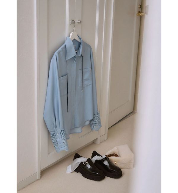 LAGUNAMOON「レースカフスシャツ」|シャツ・ブラウス|