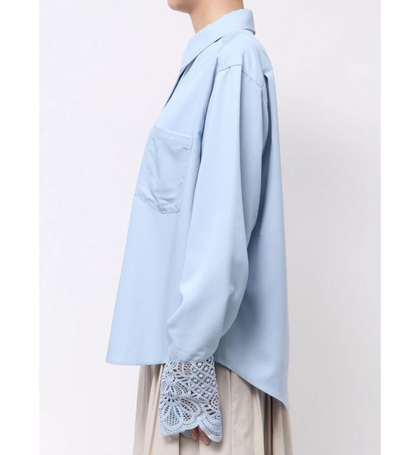 LAGUNAMOON「レースカフスシャツ」|シャツ・ブラウス|