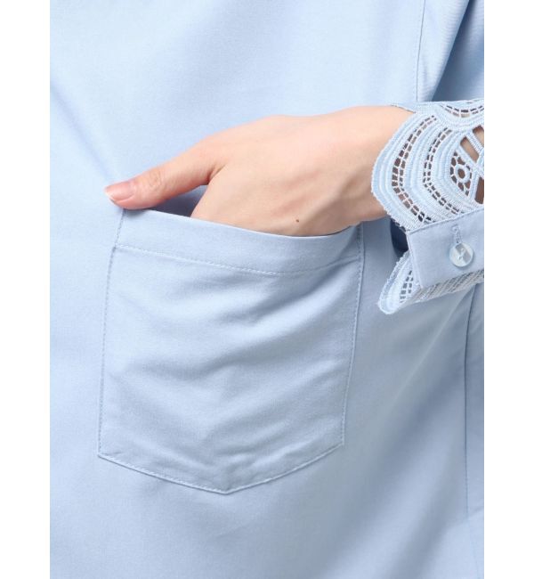 LAGUNAMOON「レースカフスシャツ」|シャツ・ブラウス|