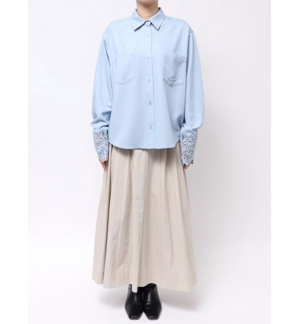 LAGUNAMOON「レースカフスシャツ」|シャツ・ブラウス|