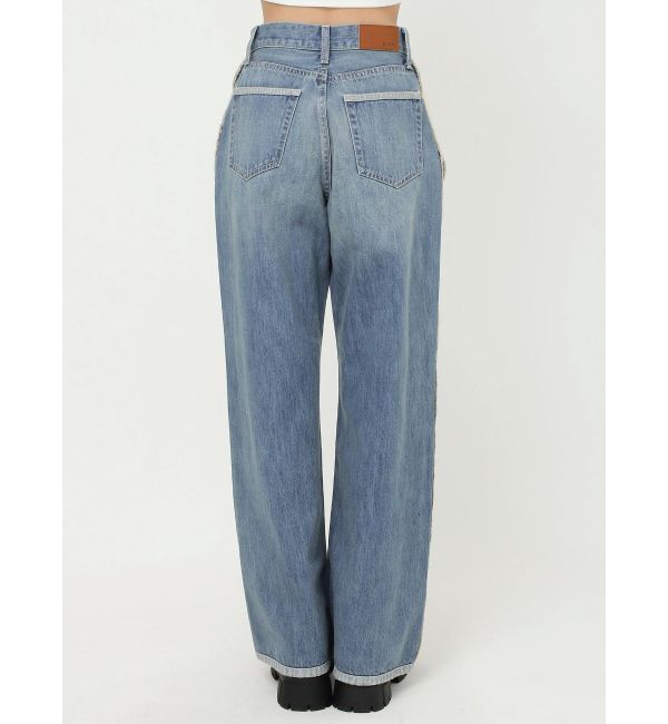 EVRIS「リバースワイドデニムパンツ」|デニム|