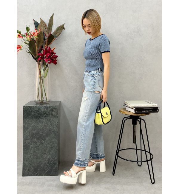 EVRIS「コクーンチャンキーヒールサンダル」|サンダル|