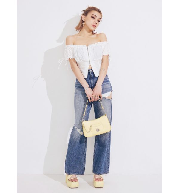 EVRIS「コクーンチャンキーヒールサンダル」|サンダル|