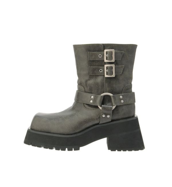 jouetie「プラットフォームショートエンジニアブーツ」|ショートブーツ|