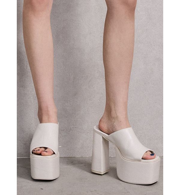 GYDA「BASIC チャンキーサンダル」|サンダル|アイボリー