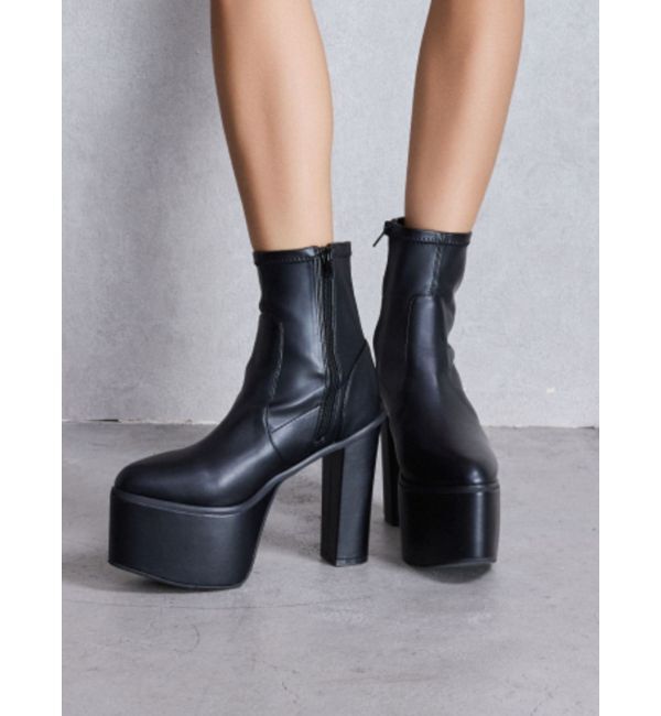 GYDA「バルキーショートブーツ」|ショートブーツ|