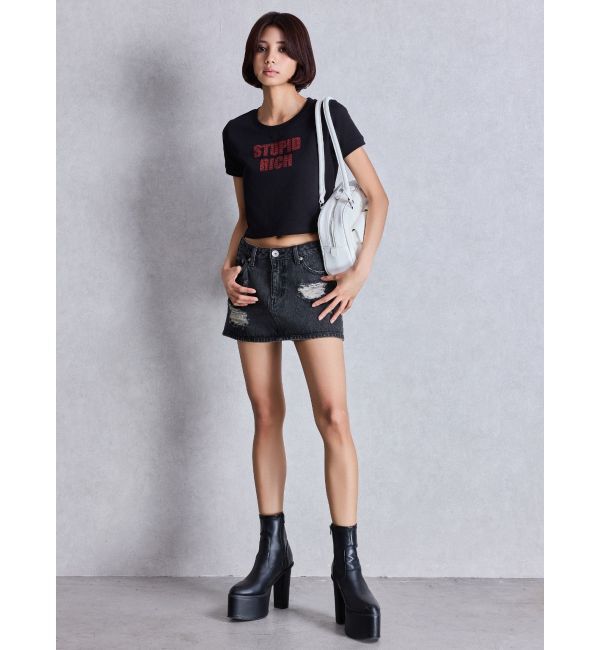 GYDA「バルキーショートブーツ」|ショートブーツ|