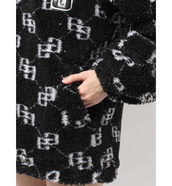 GYDA「GGラメボアBIGブルゾン」|ブルゾン・スタジャン|