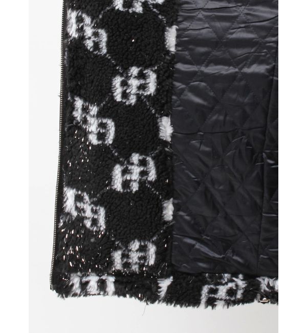 GYDA「GGラメボアBIGブルゾン」|ブルゾン・スタジャン|