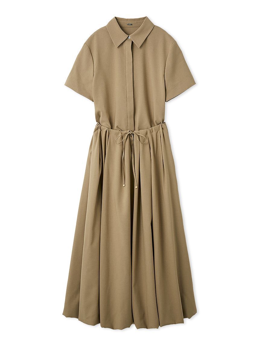 Mila Owen「リネン混バルーンシャツワンピース」|ワンピース|